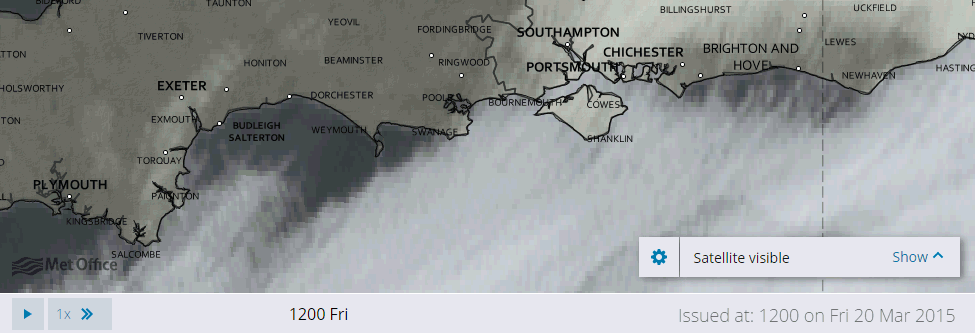 Met Office cloud cover