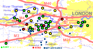 Geocaches map