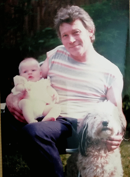 Michael with baby Becky Campion