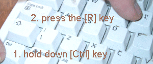 press Ctrl-R