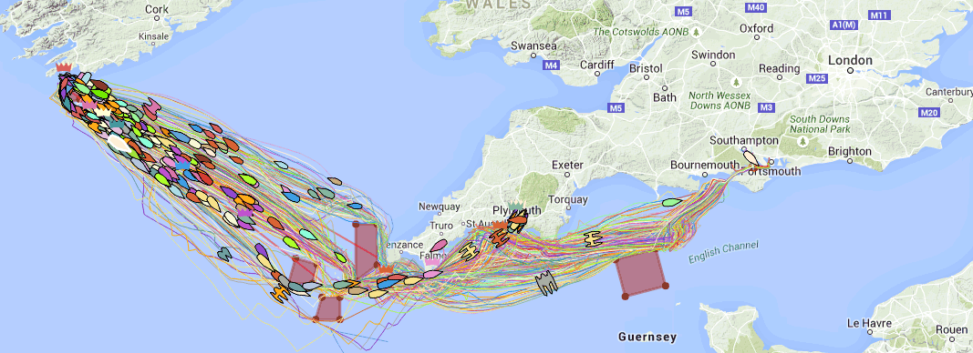 2015 Fastnet at 0830 GMT on 19 August