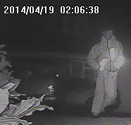 Thief on CCTV