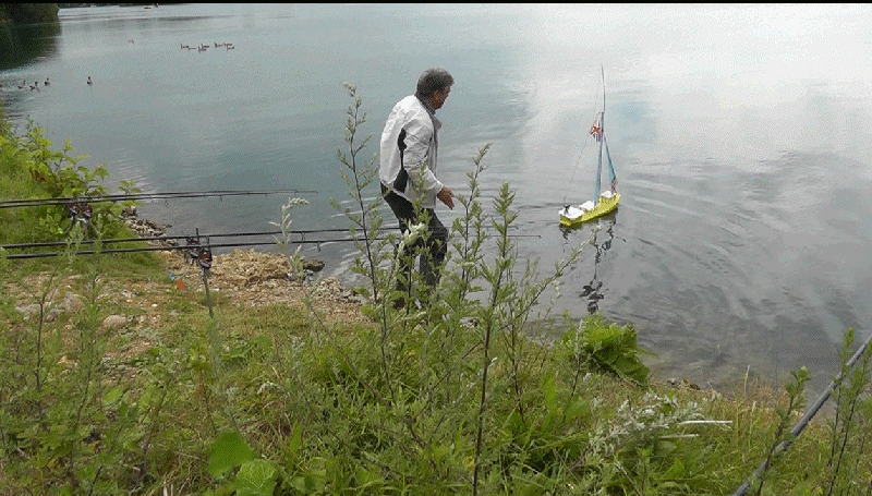 launching from Nigel's fishing spot
