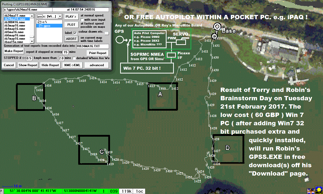 MicroMite Picaxe and Terry's GPS Simulator