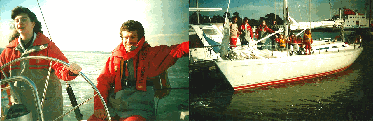 On the Solent in the 1980s