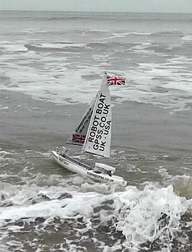 click here for higher resolution picture of Snoopy's attempt on 23rd March 2013 - bigger waves ?