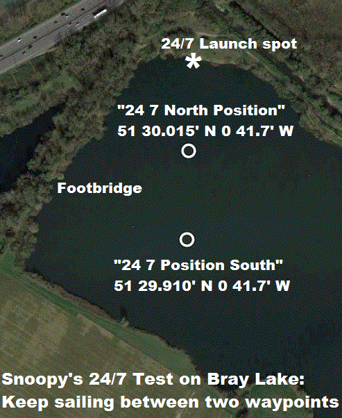 24/7 testing on Bray Lake