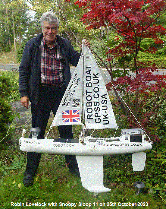 Snoopy's Robot Boat on 25th October 2023