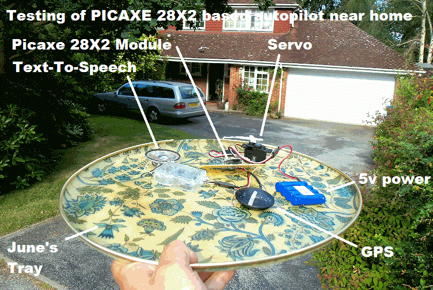 PICAXE 28X2 Module walking test