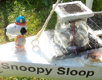 Snoopy's replacement solar lamp on 31st May 2013