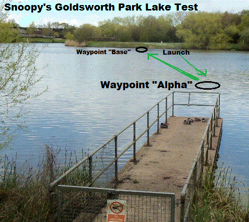 Goldsworth Park Lake waypoints