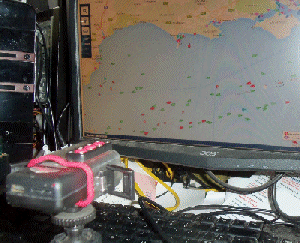 Mobius camera recording marine traffic