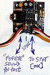 which connections used on SPOT picaxe time