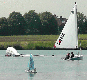 Snoopy and Topaz sailing boats