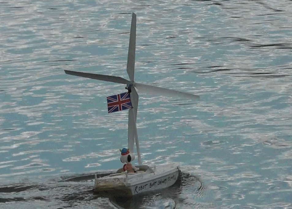 Snoopy's Windmill Boat