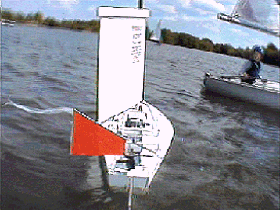 video from camera on robot boat