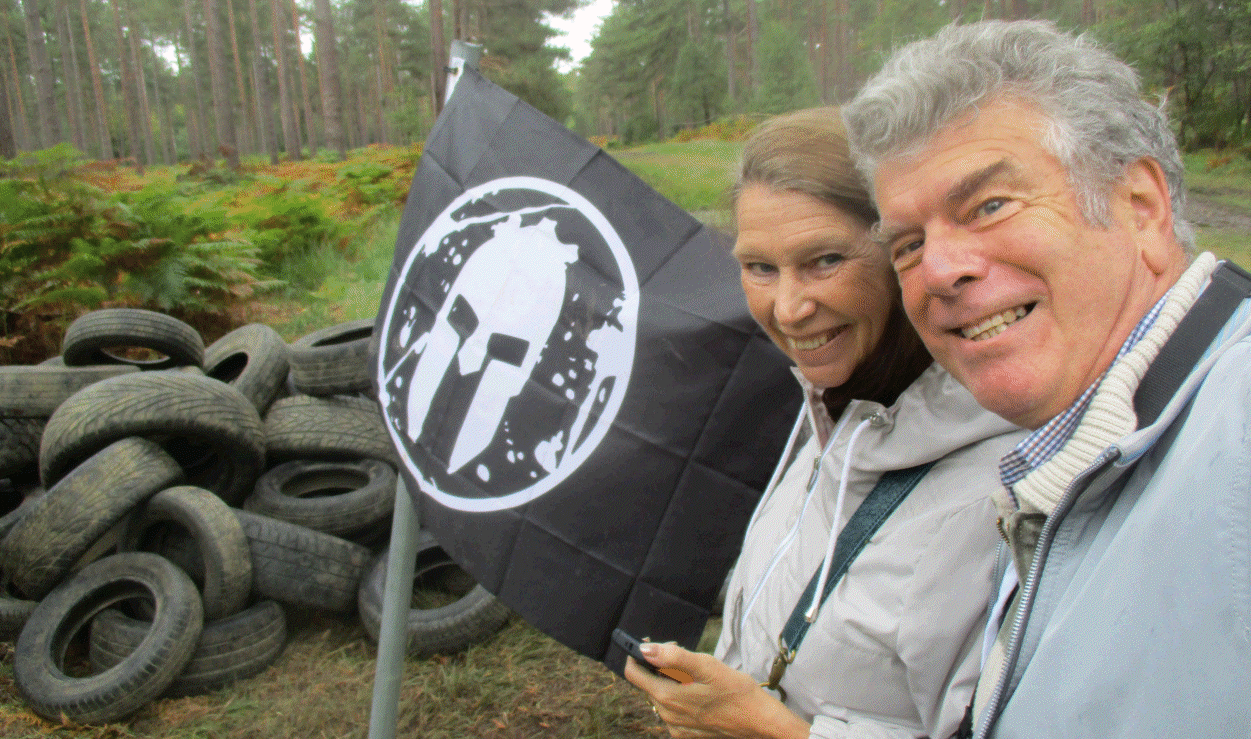 June, Robin and the Spartan flag