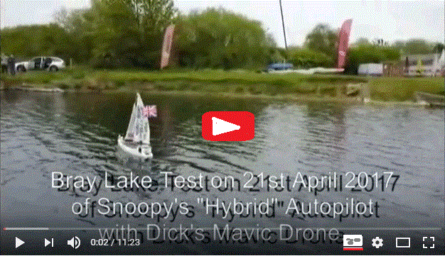 Snoopy and Dick's Mavic Drone Sailing Test on 21st April 2017