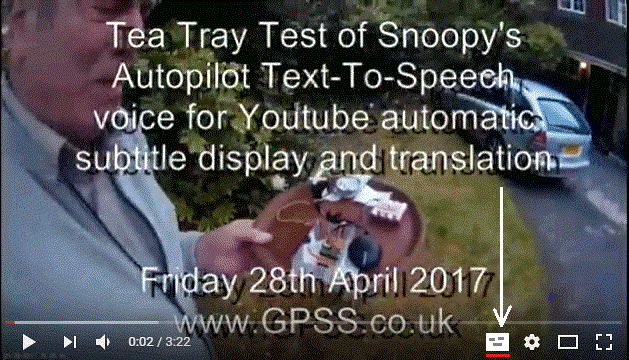 Tea Tray Test on 28th April 2017