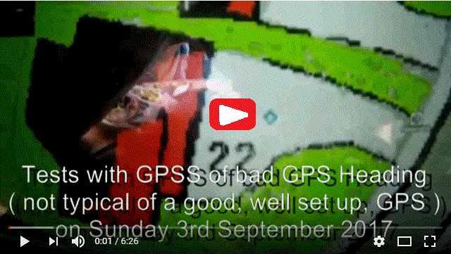 Video of GPS Heading Error