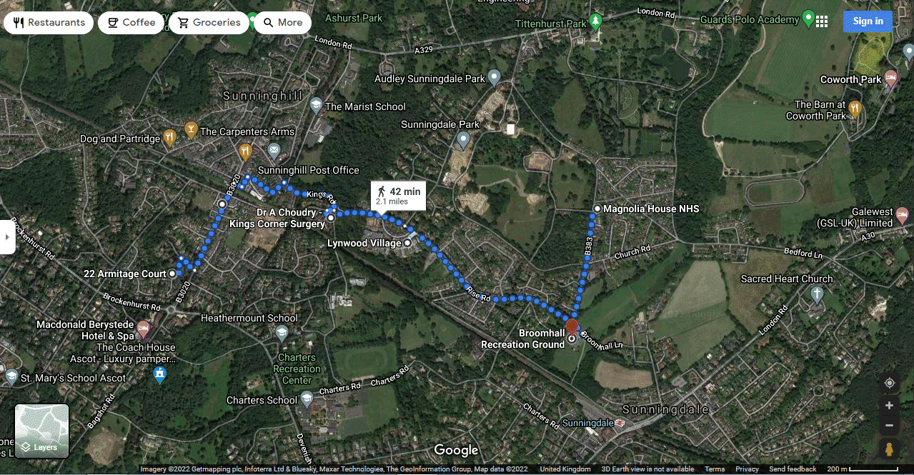 Walk to GP Surgeries near Robin