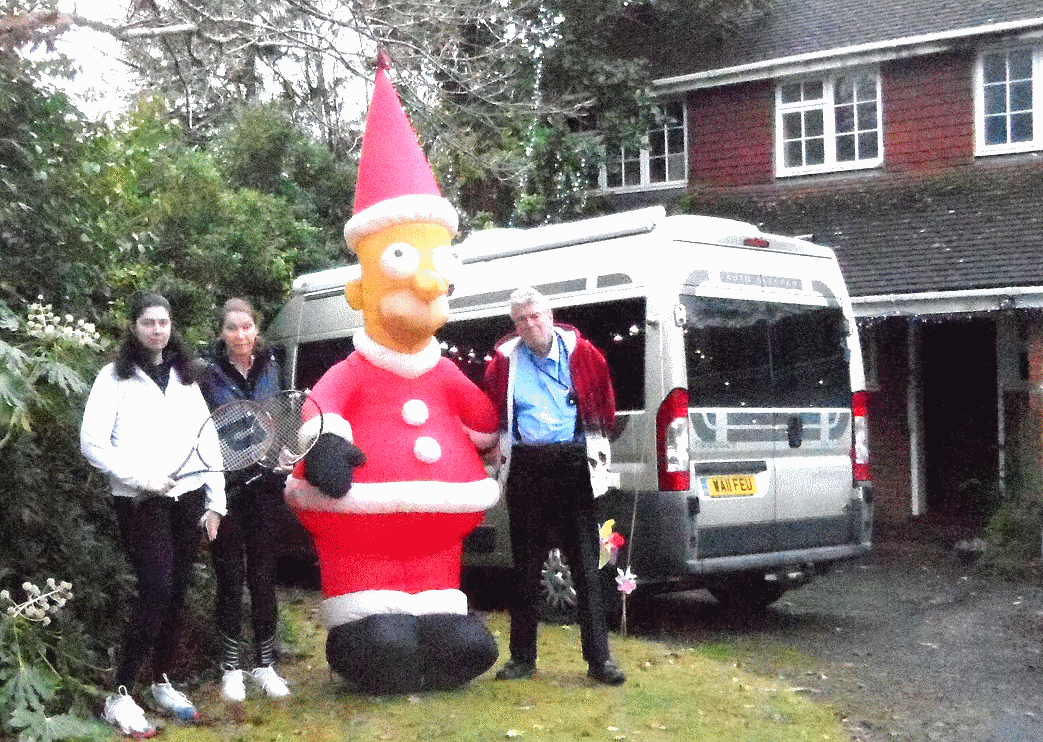 Homer with June & Robin Lovelock in 2023